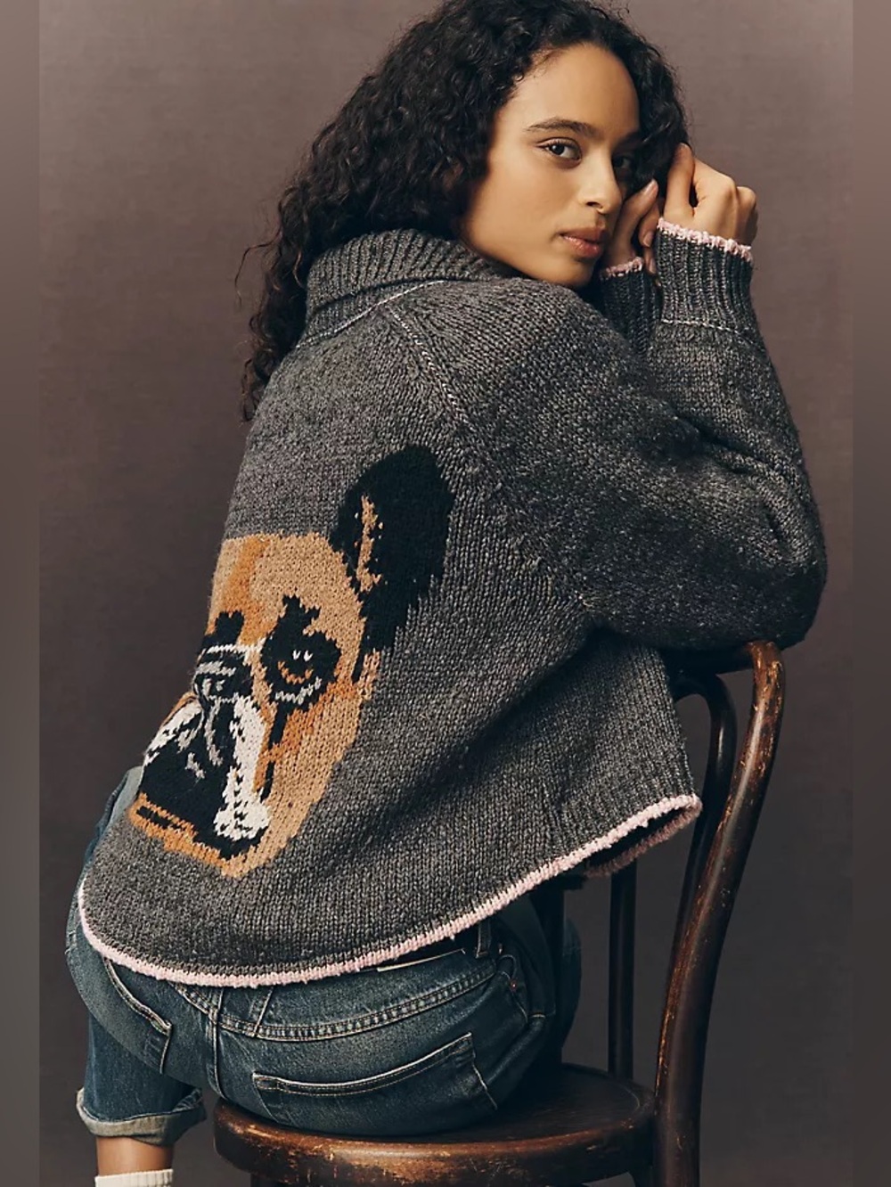 NEW. Anthropologie Jesse Dog Icon Sweater. NWT - Picture 2 of 10